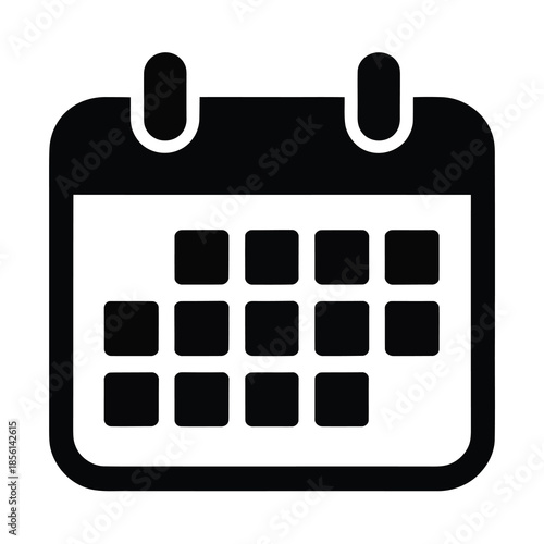 Calendar schedule reminder icon vector illustration