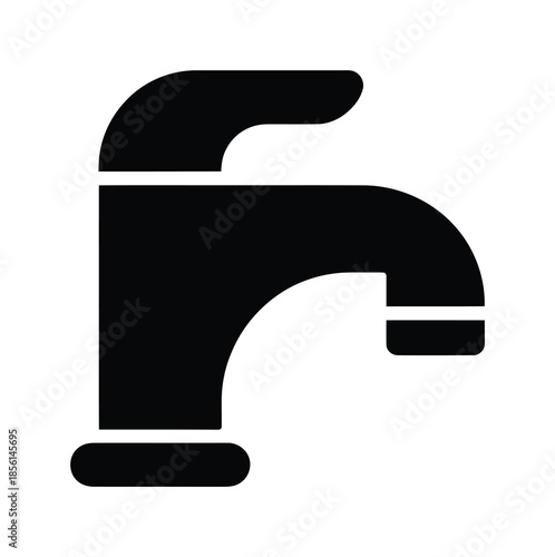 Water tap plumbing sanitation vector