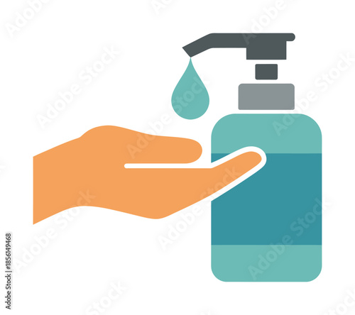 Hand Sanitizer Hygiene Protection Vector
