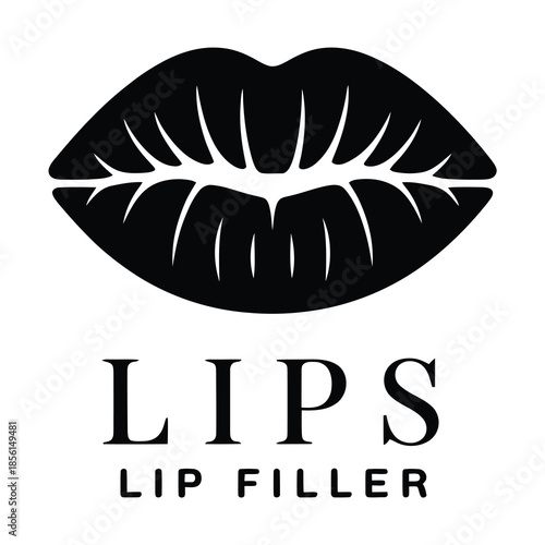 Lips Filler Cosmetic Beauty Vector