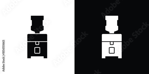 Dispenser icons. Glyph Symbol. Isolated Vector Illustration pack