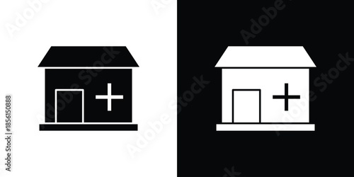 Drugstore icons. Glyph Symbol. Isolated Vector Illustration pack