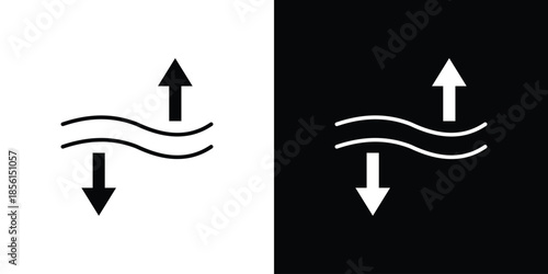 Elasticity icons. Glyph Symbol. Isolated Vector Illustration pack