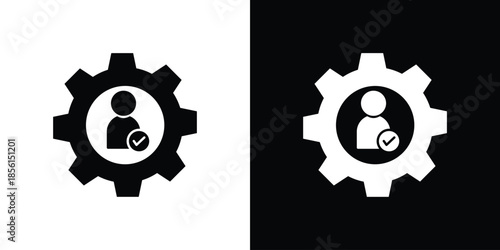 Expert icons. Glyph Symbol. Isolated Vector Illustration pack