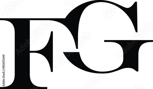 Letter FG fashion logo