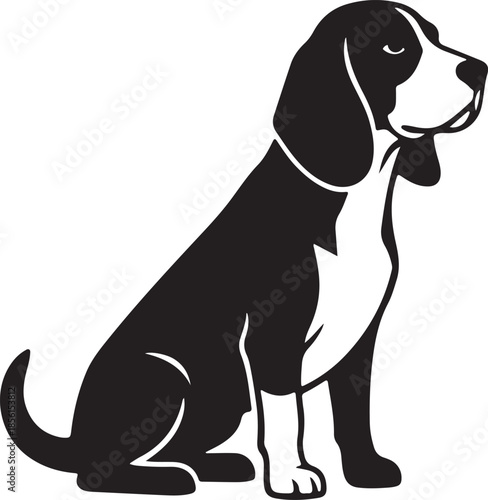 Beagle Dog Silhouette