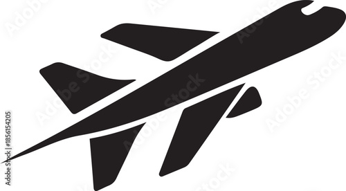 Plane logo symbol, Vector Art, Icons, and Graphics for designers