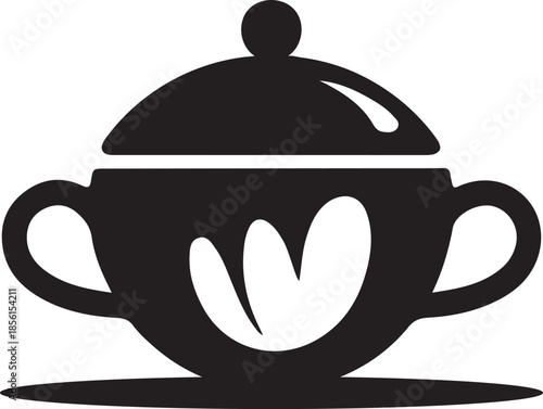 Tureen logo symbol, Vector Art, Icons, and Graphics for designers