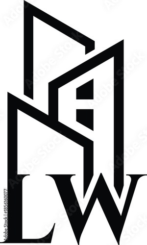 Letter LW with letter logo