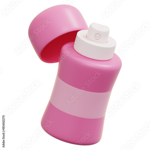 Toner Bottle Lotion 3D Icon Illustration
