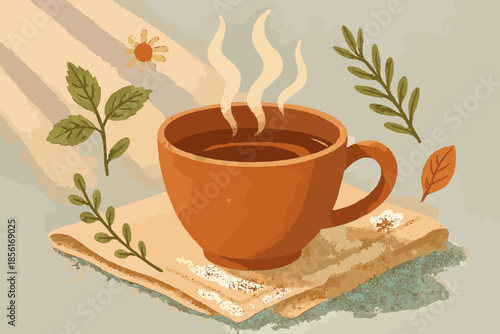 Look handmade sand icon tea cozy no textured sunlight moment vector negative