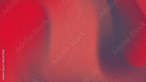A vibrant abstract background with looping red and purple gradient shapes in animation style.