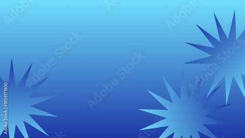 abstract blue background with snowflakes