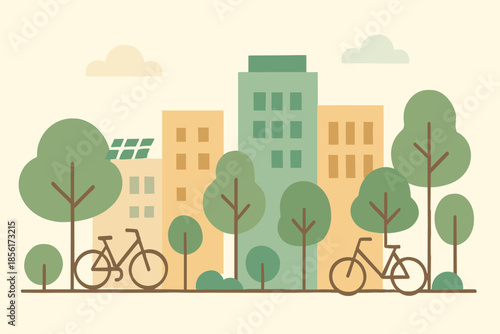 Vector colors chinese eco icon sky numbers city characters skyline soft negative