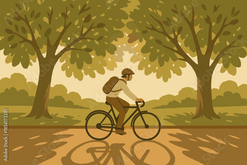 Vector branches style filters biking serenity no texture commuter subtle icon shadows