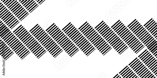Abstract black and white barcode vector background featuring a digital data scanner code symbol for retail business product labels and shopping price tags