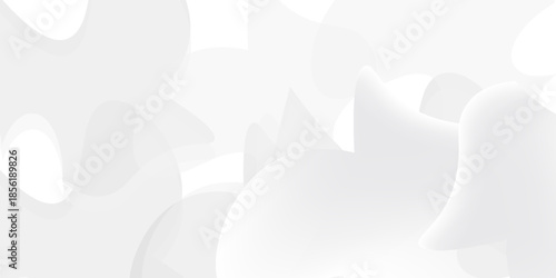 Abstract white paper cut background with lines. Background of the topographic map. White wave paper curved reliefs abstract background. Realistic papercut decoration textured with wavy layers.