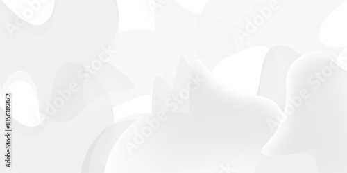 Stylish white abstract geometric pattern background, wave and curve architecture abstract background. 3d rendering, 3d illustration