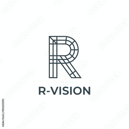 A sophisticated logo featuring a large letter 