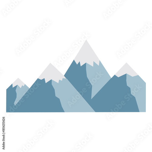 vector illustration of mountain landscape
