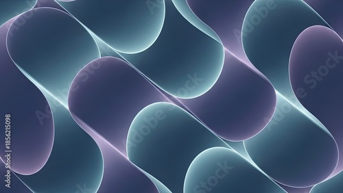 Vibrant abstract background with glowing blue and purple shapes