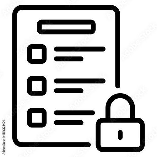 Secure Checklist Icon