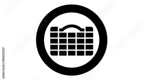 Vector illustration of a crate, on transparent background, isolated graphic