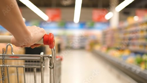 Shopping experience grocery store ai generated visuals generative ai bright environment close up consumer behavior