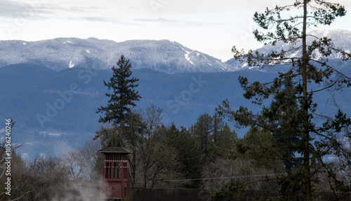 mountain hut in the mountains