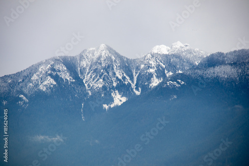 snow covered mountains Vancouver