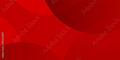 Abstract circles red and black color background. Simple three red color gradations. Simple art modern