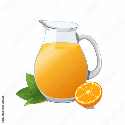 Ein Krug Orangensaft