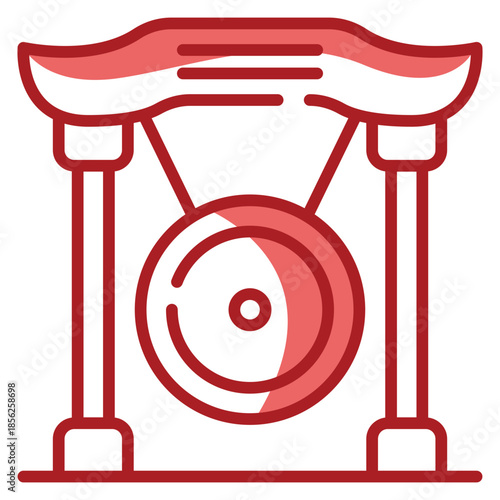 Traditional Chinese Gong Icon