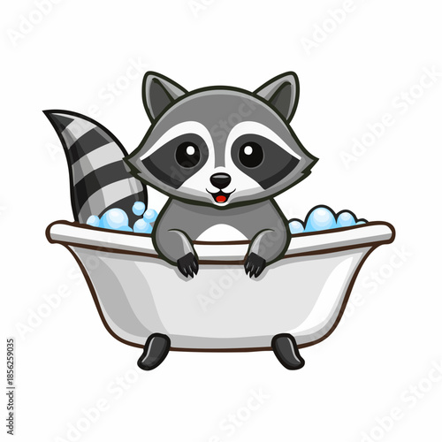 Niedlicher Waschbär