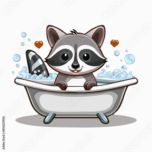 Niedlicher Waschbär