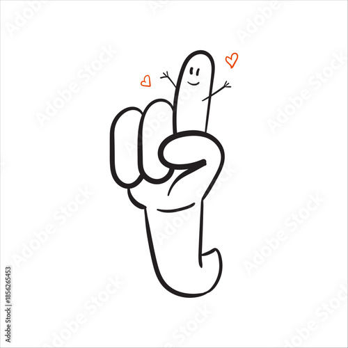 Finger with love