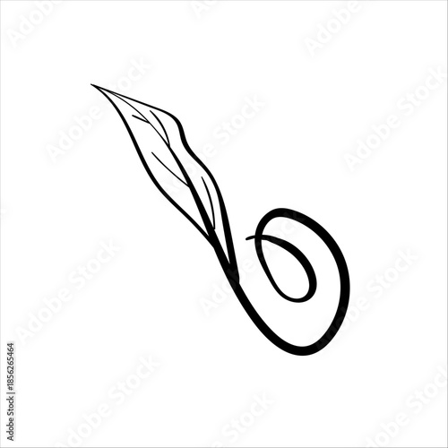leaf doodle item