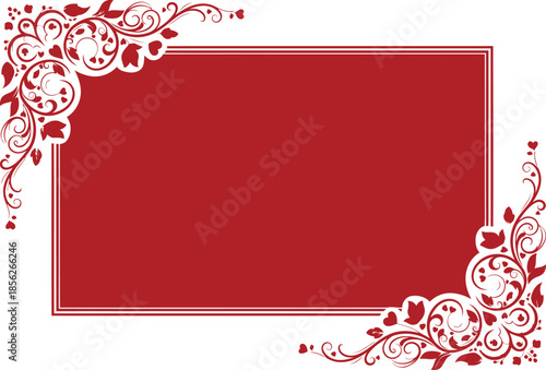 Elegant Floral Frame Design Vector for Special Occasions