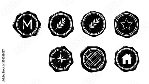 Kitchen Whisk and Cooking Utensils Icon Set Vector