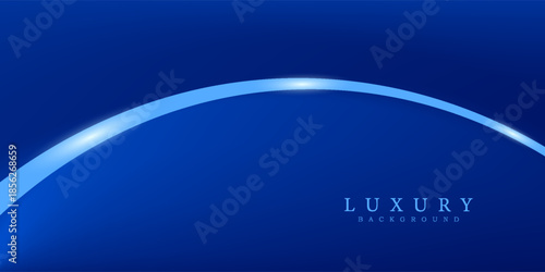 blue abstract background with luxury golden elements vector eps10