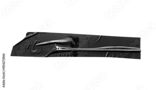 Black duct tape strip with ...
