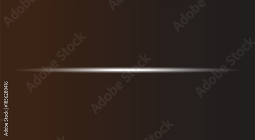 A black and white line of light on an empty plate and black background, with a three-dimensional abstract texture and a red light pattern.