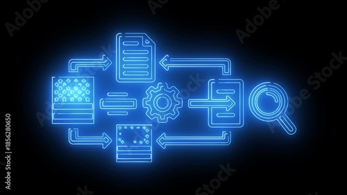 Document Management And System Integration Workflow With Files, Gears, And Enterprise Automation