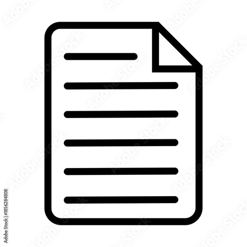 Document and copy paper icons. File and paper icons for contract, agreement, and memo page concepts. 