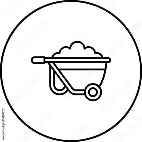 Wheelbarrow Icon