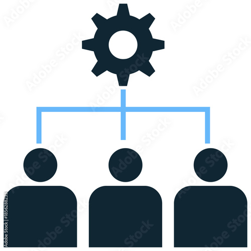 Community cohesion icon vector for unity concepts. Ideal for illustrating solidarity, strong bonds, harmony, and social integration.