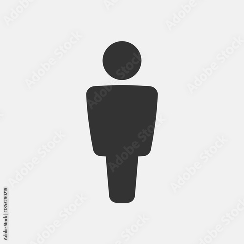 Simple Man or Person Vector Icon