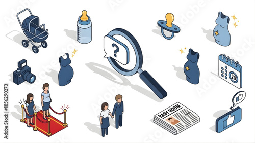 Pregnancy Announcement and Baby Arrival Celebration Planning Collection