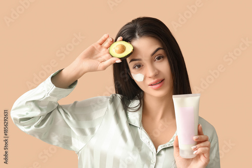 Beautiful young woman with ...