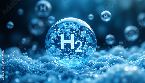 Realistic Hydrogen Molecule with Glassy Surface